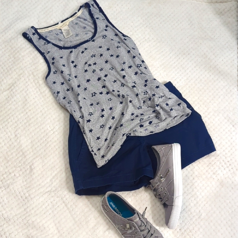 3/$10❣️LUCKY BRAND Starry Gray Tank Top Size Small